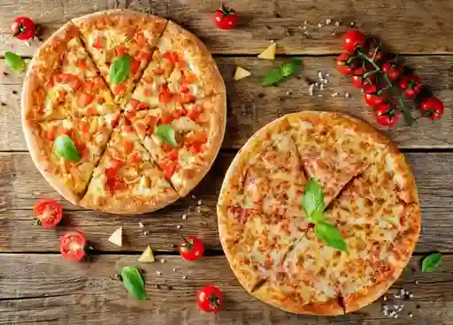 2 Pizzas Familiares