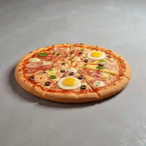 Pizza Tocino Cebolla 3 Cortes