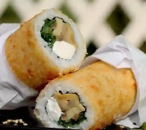 Hand Roll de Champiñón Queso Crema