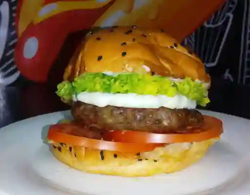 Hamburguesa En Boca Italiana