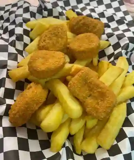 Papas con Nuggets