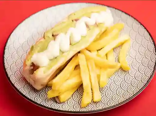 Completo italiano y papas