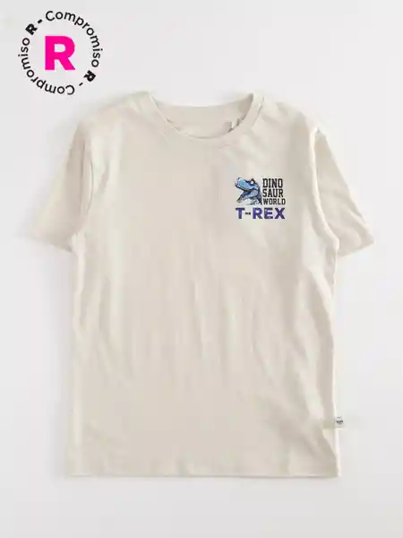 Harvest Polera Manga Corta Back Es Beige 6 V26