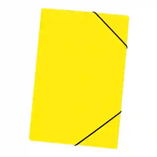 Lavoro Carpeta Con Elástico Amarillo Neón