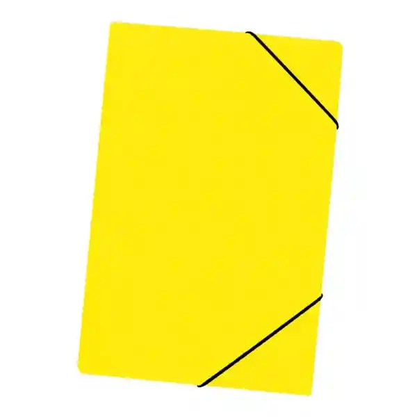 Lavoro Carpeta Con Elástico Amarillo Neón