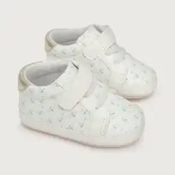 Zapatillas Urbana Velcro Print de Niña Blanco Talla 17 Opaline