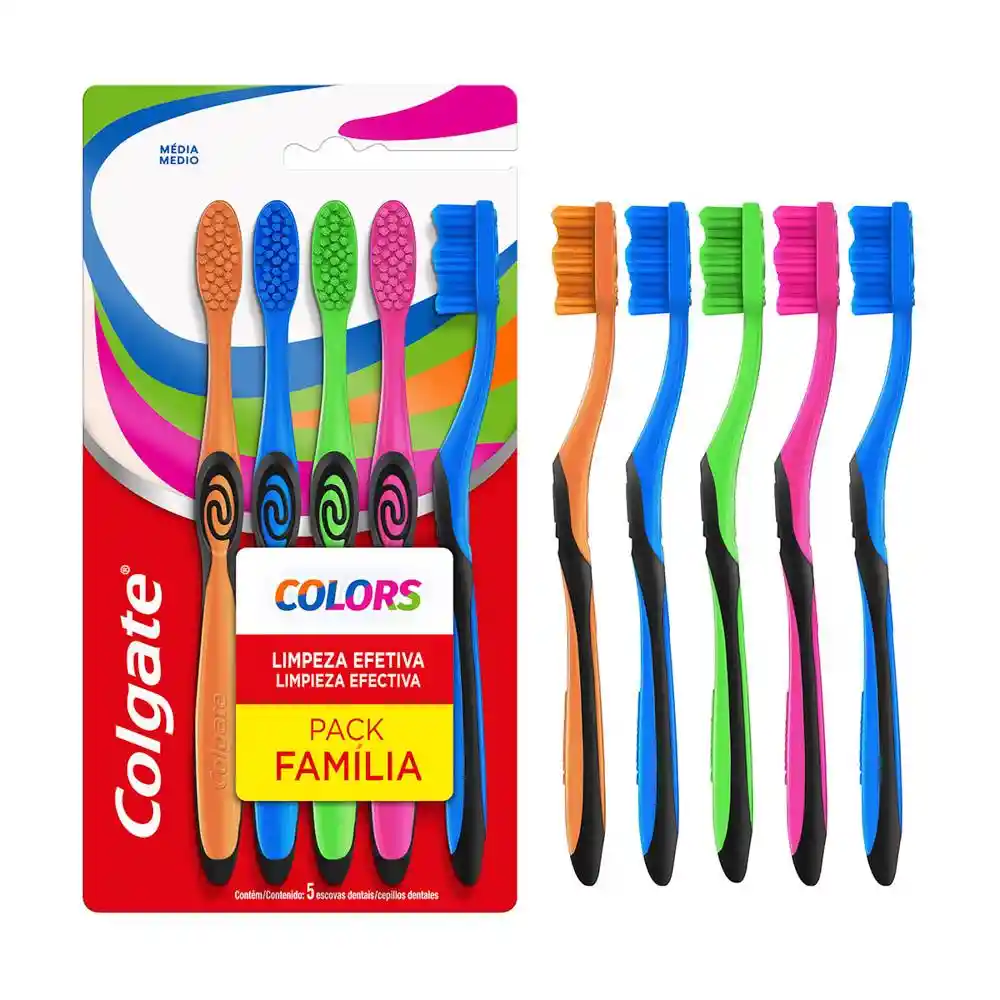 Colgate Cepillo Dental Colores Familiar