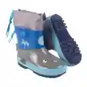 Botas de Agua Bebé Niño Azul Talla 25 Pillin