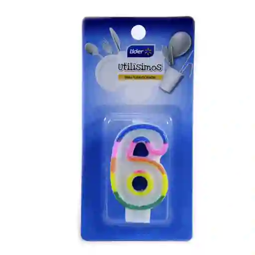 Líder Vela Número Brillan 6