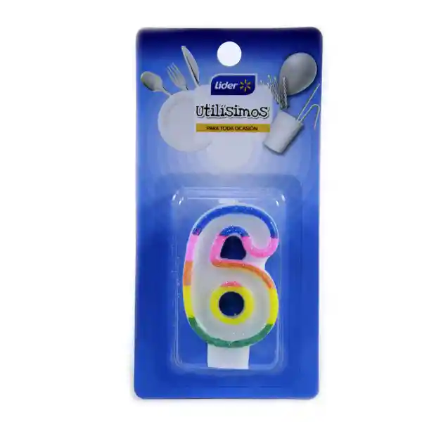 Líder Vela Número Brillan 6