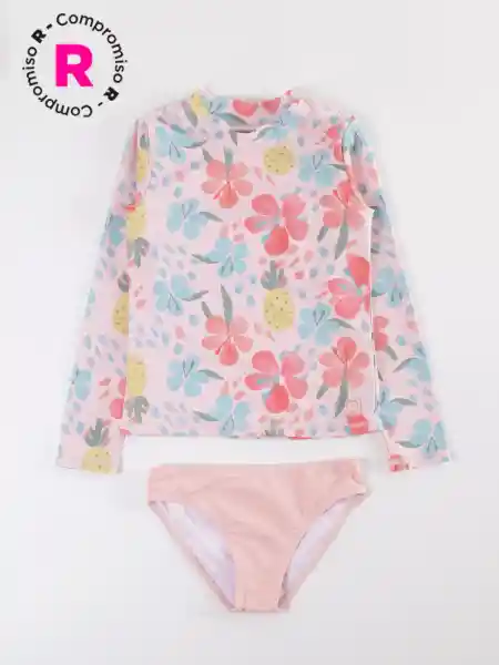 Harvest Traje de Baño Setuv Manga Larga Coral 6 V26