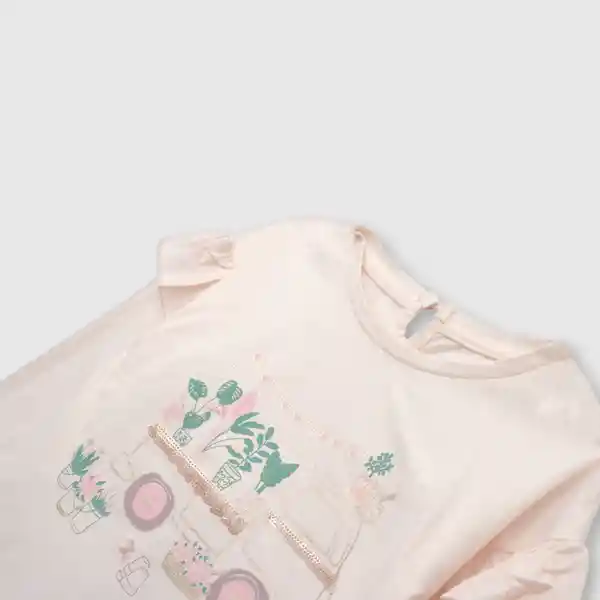 Polera Combie Soft de Bebé Niña Pink Talla 12M Colloky