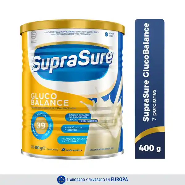SupraSure Suplemento Alimenticio en Polvo Diabético Glucobalance