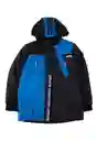 Abrigo Parka Junior Cosmic 356 Niño Azulino Talla 8 Años Ficcus