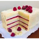 Torta Panqueque Mazapan Frambuesa Mini