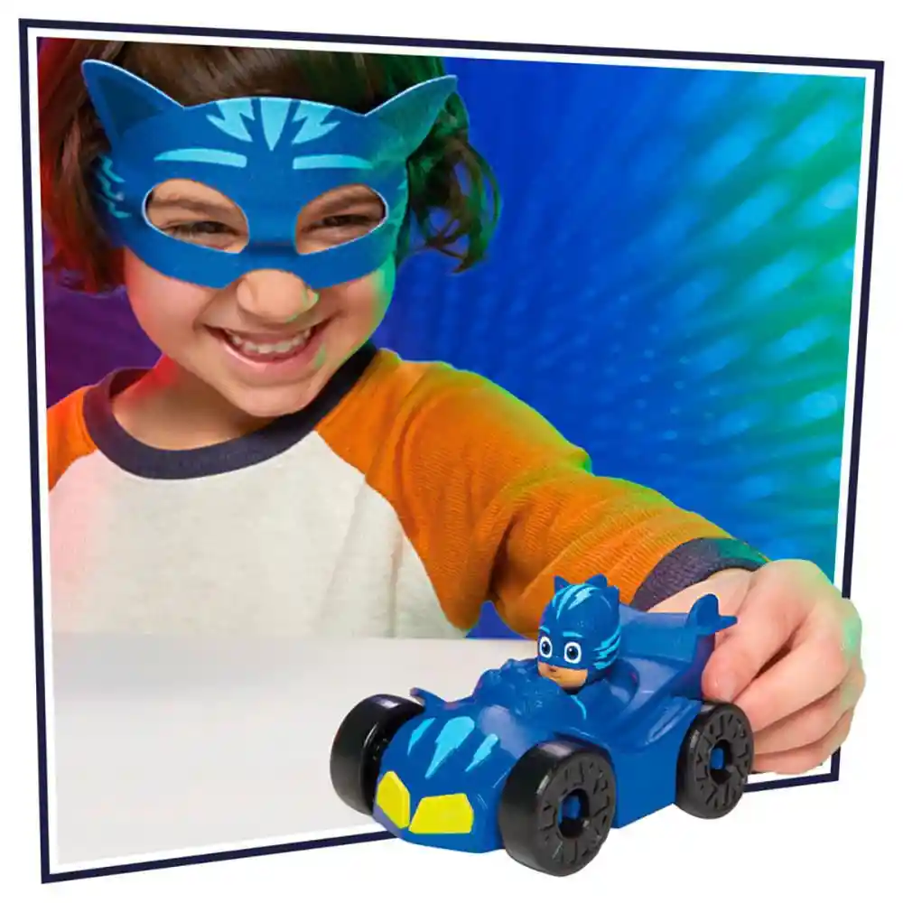 Figura De Acción Pj Masks Auto Y Máscara Surtido