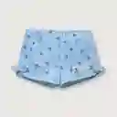 Short Disney Princesas De Niña Denim Talla 6m