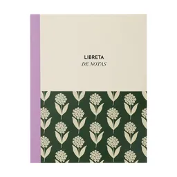 Libreta Con Lomo y Tapa Papel 16.5 x 1.5 x 21 cm Casaideas