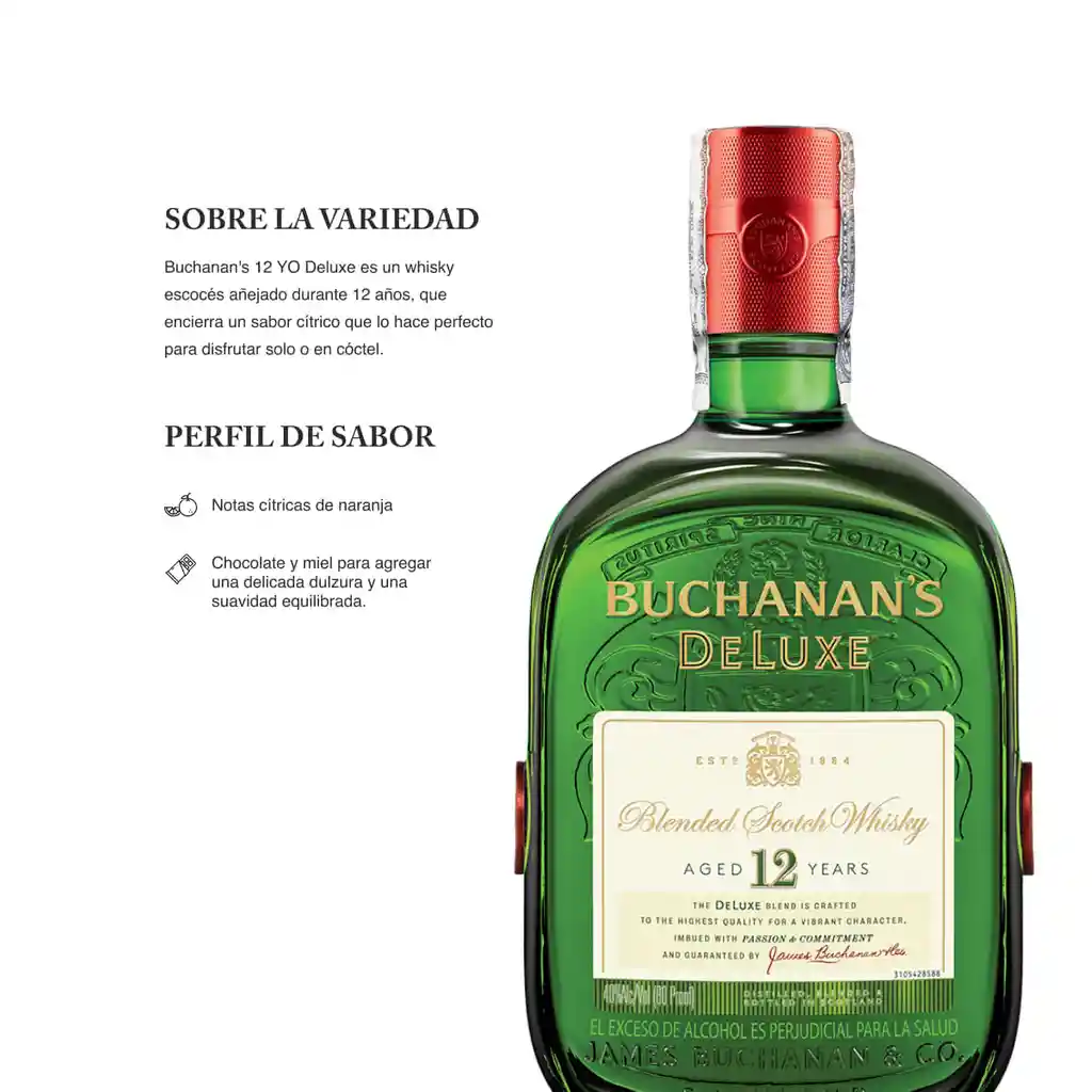 Buchanan's Whisky Deluxe 12 Años