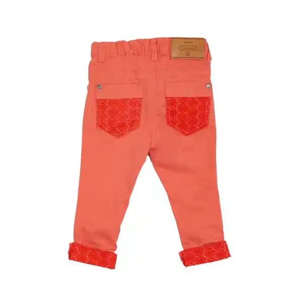 Pantalón Bebe Niña Coral Pillin 9 M