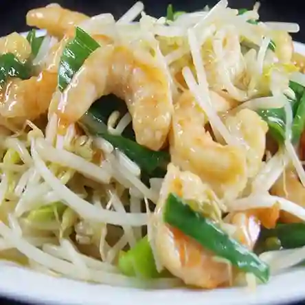 Diente de Dragón con Camarones