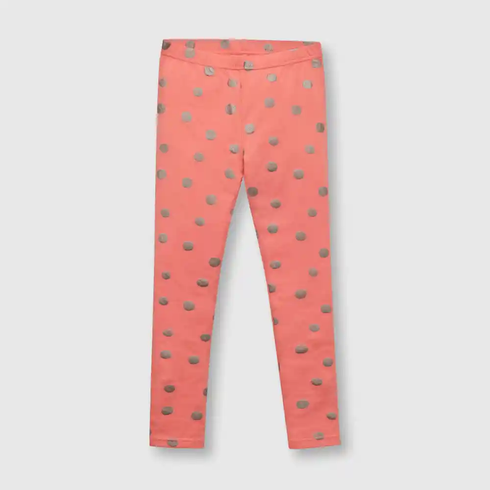 Pantalón Estampada De Niña Rosada Talla 10a