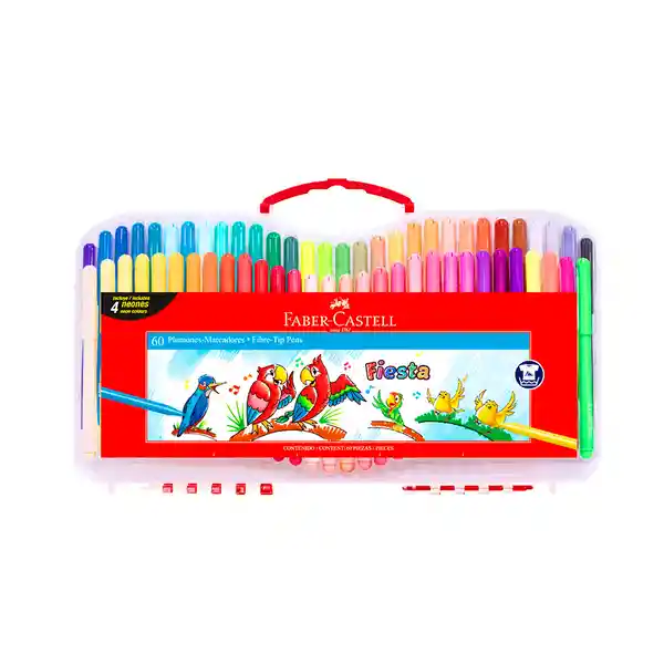 Faber Castell Plumones Delgados Fiesta Rígido