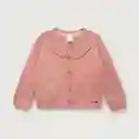 Chaleco Niña de Bebé Cuello Diseño Rosado Talla RN Opaline