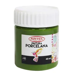 Artel Pintura Porcelana Verde