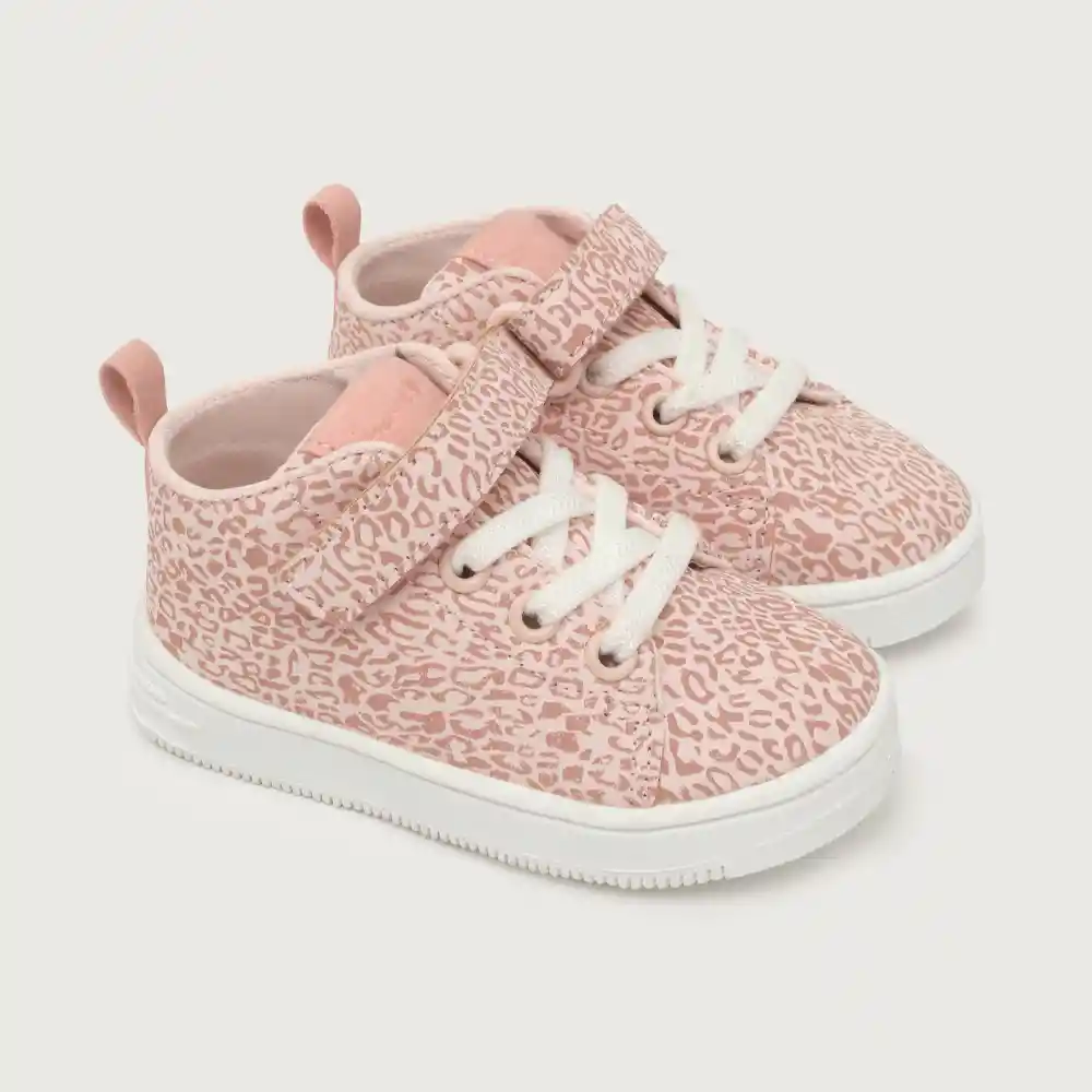 Zapatillas Urbana Niña Animal Rosado Talla 24