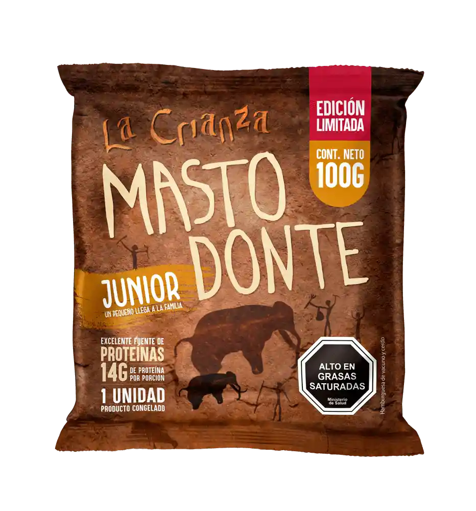 La Crianza Hamburguesa Mastodonte Junior