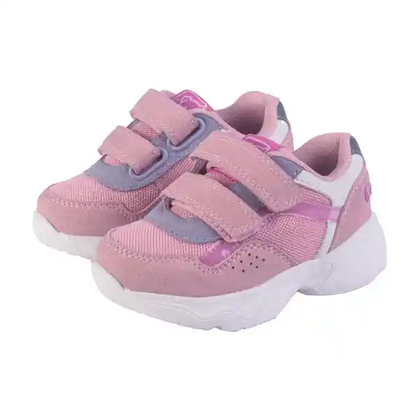 Zapatillas Urbana Bebé Niña Rosado Talla 22 Pillin