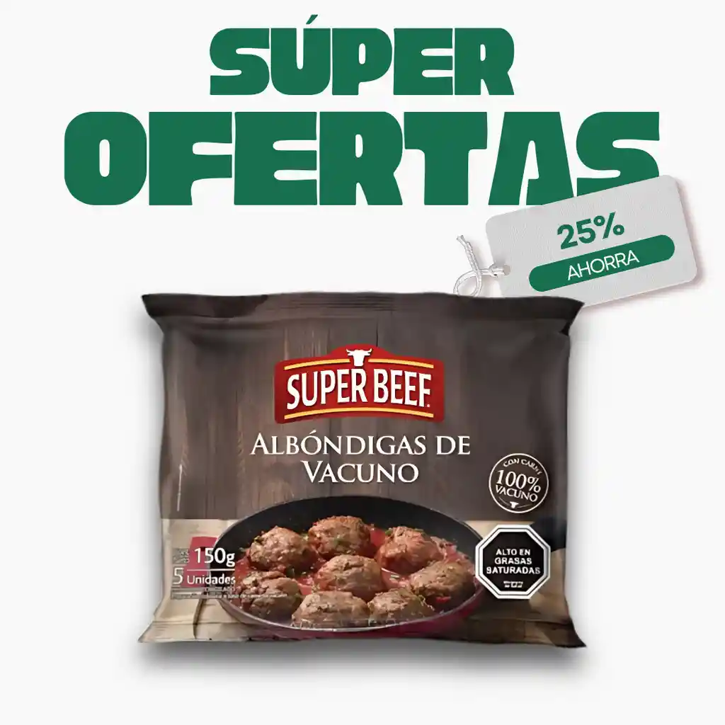 Albondigas de Vacuno Superbeef