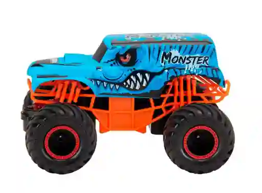 Ebx Vehículo Monster Friction 1: 20 Con Luz y Sonido