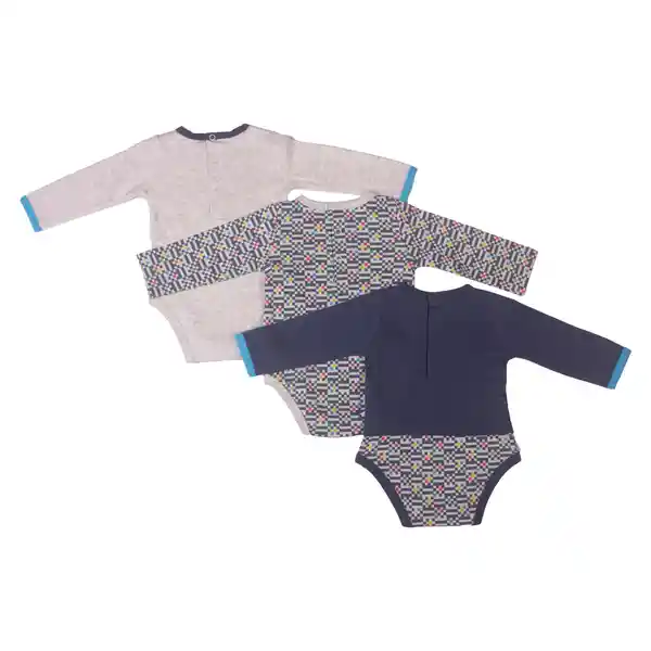 Set 3 Pzas Body Niño Multicolor Pillin 3 M