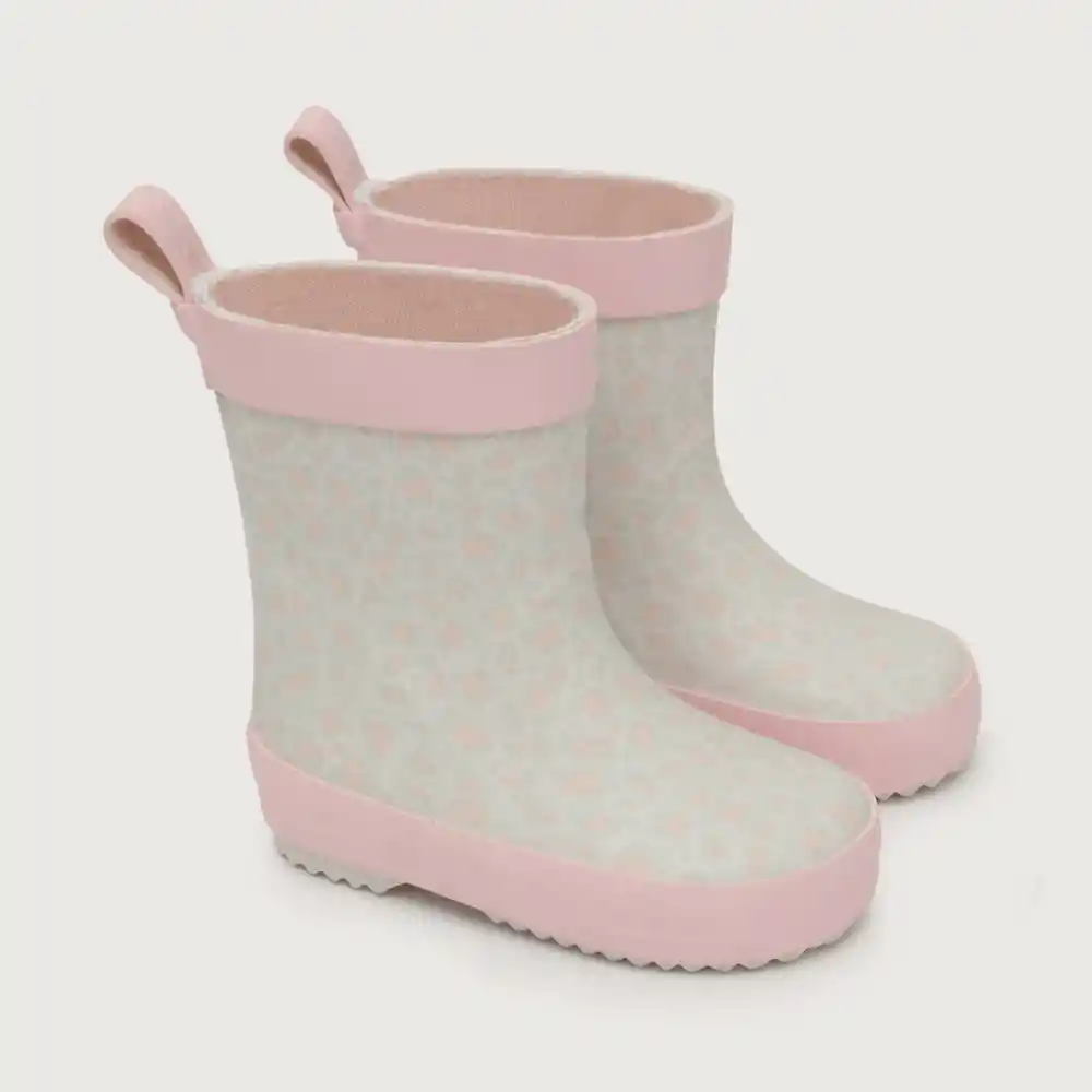 Botas Niña Estampado Animal Rosado Talla 27