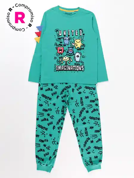Harvest Pijama Algdisdino Verde 8 V26
