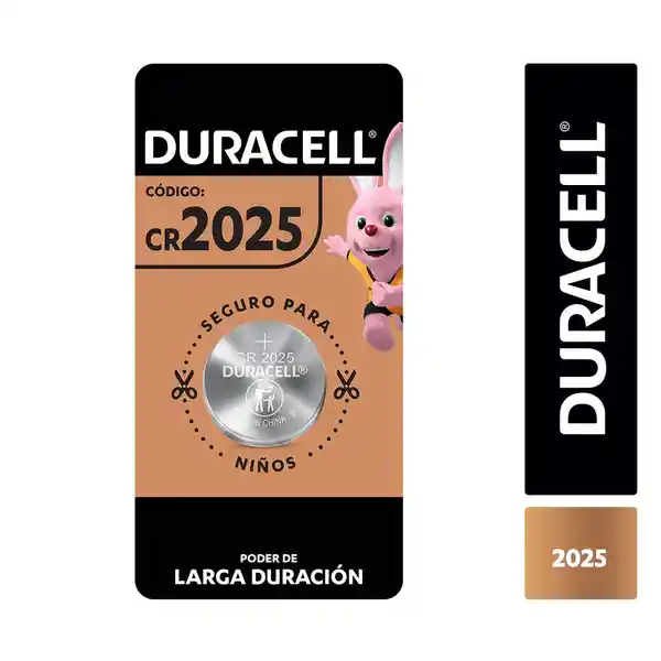 Duracell Pila de Botón de Litio 2025 de 3V