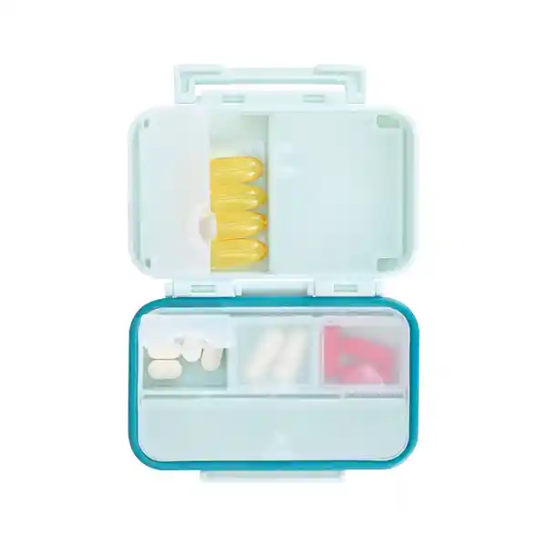 Pastillero Con Divisiones 10 x 3.3 x 7.2 cm