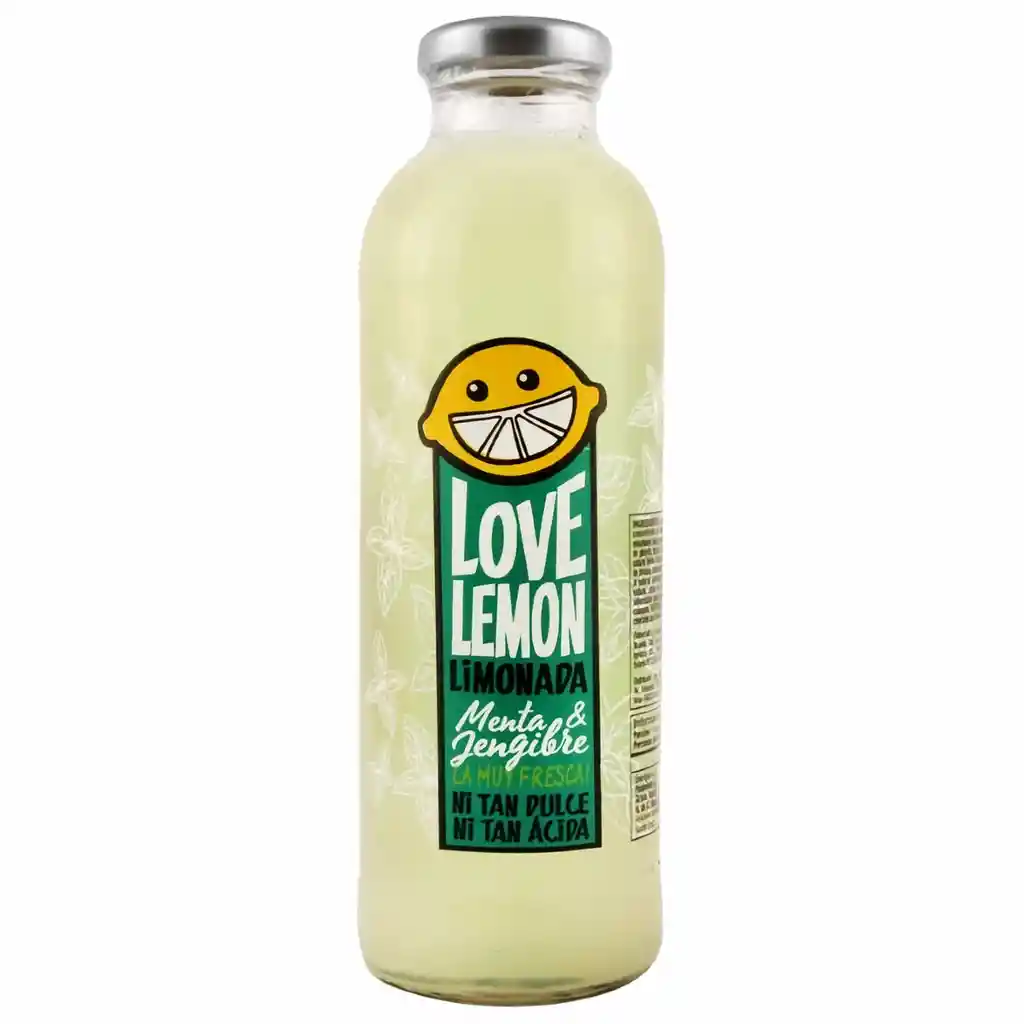 Love Lemon Limonada con Menta y Jengibre