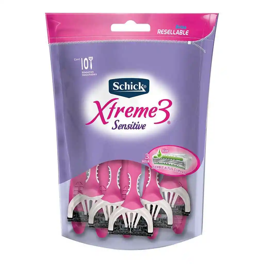 Schick Máquina de Afeitar Xtreme Sensitive