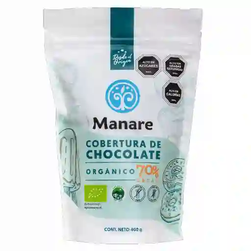 Manare Cobertura 70% Cacao Orgánico
