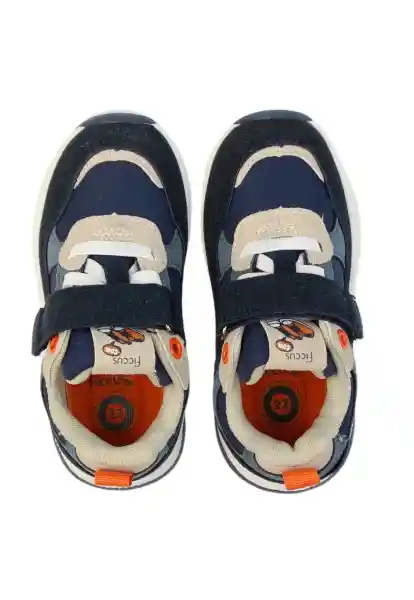 Zapatillas Sport Principiante Niño Azul 21 837 Ficcus