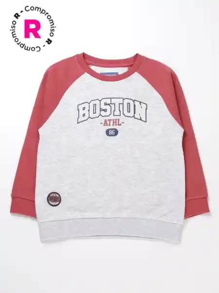 Harvest Polerón Raglan Color Rojo 4 V26