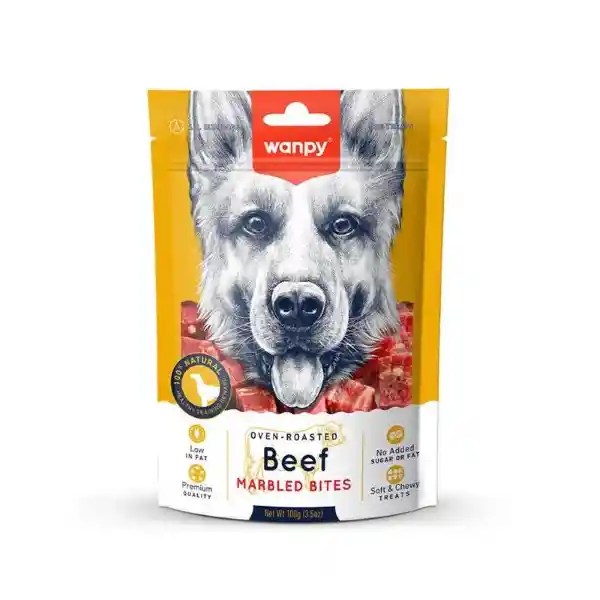 Wanpy Snack Para Perro Marbled Bites Vacuno