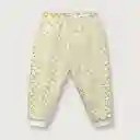 Pantalón Buzo de Niña Amarillo Talla 12M Opaline