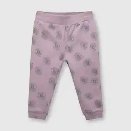 Pantalón de Bebé Niña Flores Violeta Talla 3/6M Colloky