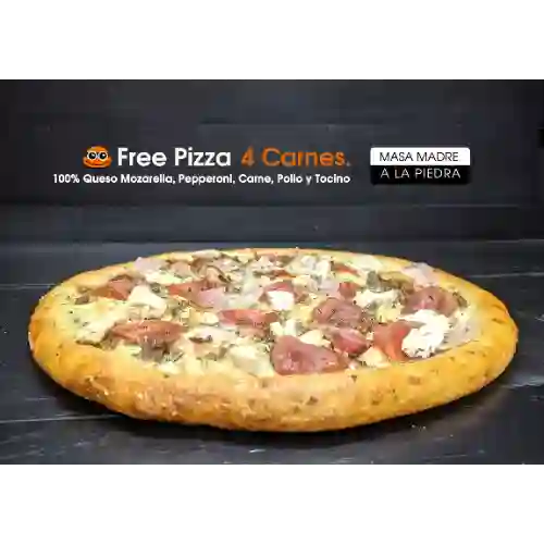 Free Pizza Familiar 4 Carnes