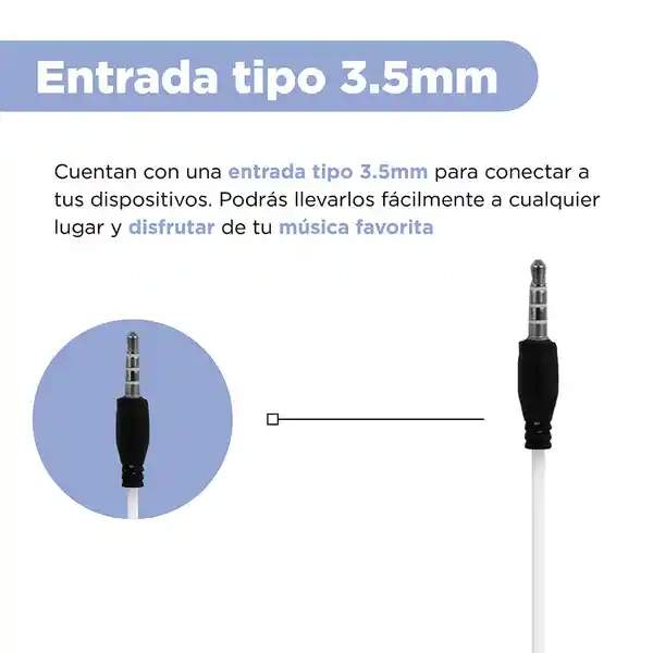 Audífonos de Cable Con Estuche Panda Miniso