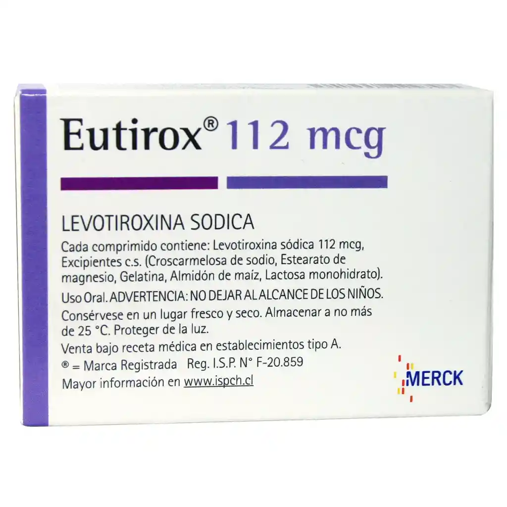 Eutirox (112 mcg) Comprimidos